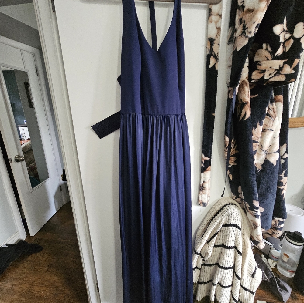 Navy blue formal dress